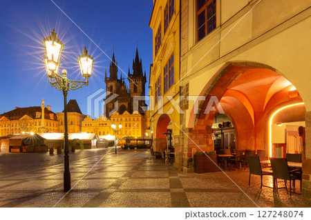 Old Town Square in Prague Czech Republic at Dawn 127248074