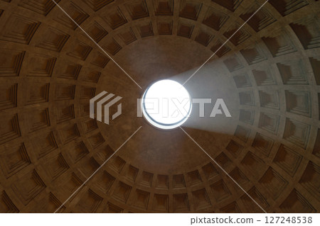 Pantheon dome in Rome 127248538