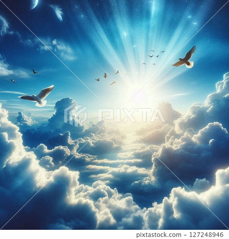 蔚藍的天空 127248946