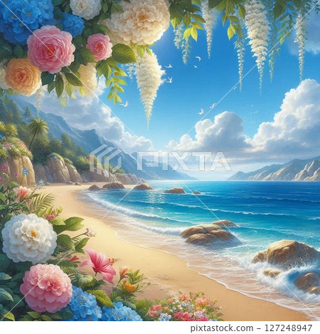 Nice blue sky 127248947