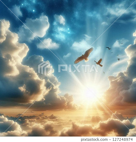 蔚藍的天空 127248974
