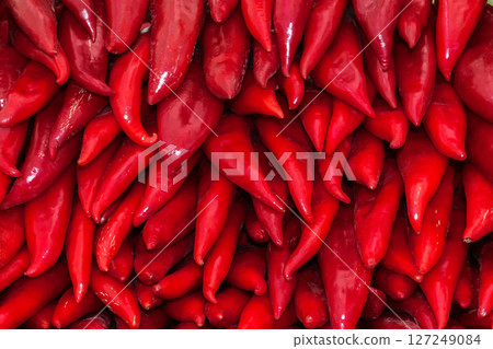 Background of red anaheim peppers Background of red anaheim peppers 127249084