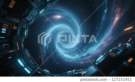 AI connected to a wormhole in space - Resonance with AI AI connected to a wormhole in space - Resonance with AI 127251951