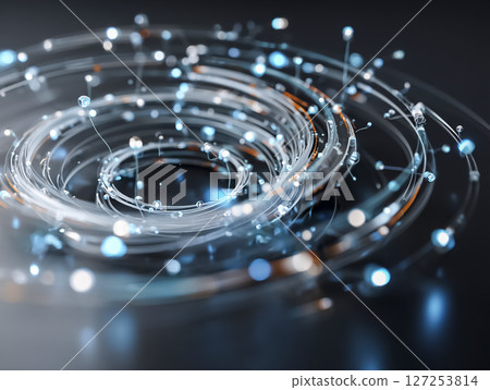 Abstract data grid CG material 127253814