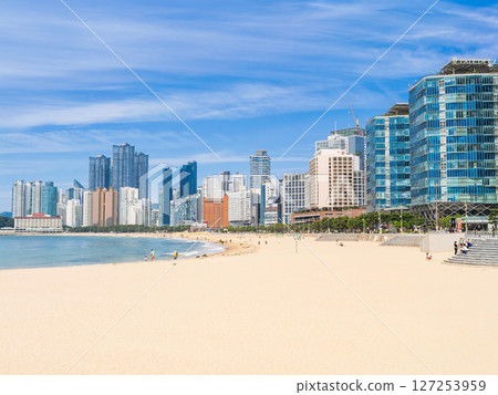 Haeundae Beach in early summer, Busan Haeundae Beach in early summer, Busan 127253959