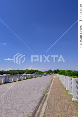 Promenade around Lake Sayama, an artificial lake in Saitama Prefecture Promenade around Lake Sayama, an artificial lake in Saitama Prefecture 127254046