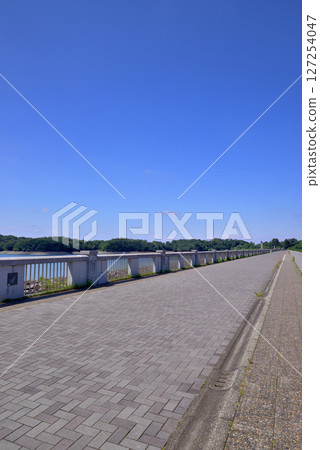 Promenade around Lake Sayama, an artificial lake in Saitama Prefecture Promenade around Lake Sayama, an artificial lake in Saitama Prefecture 127254047