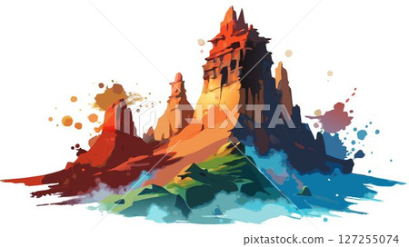Explore Daisekirinzan, a breathtaking rock formation known for its dramatic cliffs, unique rock formations, and stunning natural beauty, offering a captivating outdoor adventure. 127255074