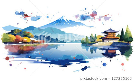 Discover Lake Usori in Aomori Prefecture, a serene and picturesque lake nestled amidst stunning natural scenery, offering a tranquil escape and opportunities for outdoor recreation. 127255103