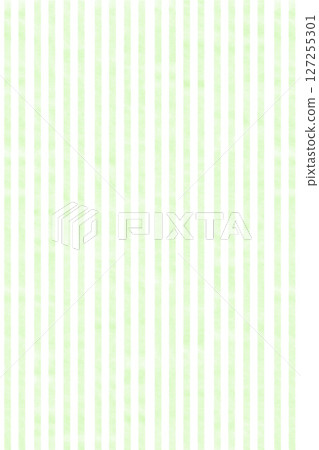 Vertical striped pattern background, watercolor hand-drawn style, light yellow-green material texture 127255301