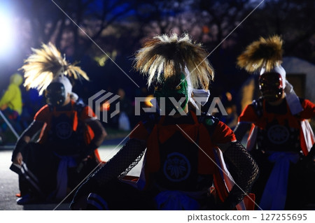 Evening folk art performance: Onikenbu 127255695