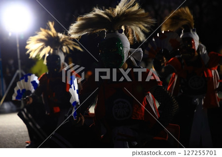 Evening folk art performance: Onikenbu 127255701