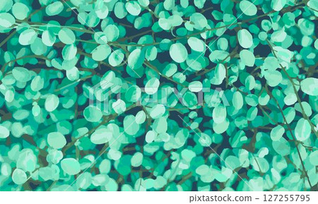 綠色植物背景材料（向量） 127255795