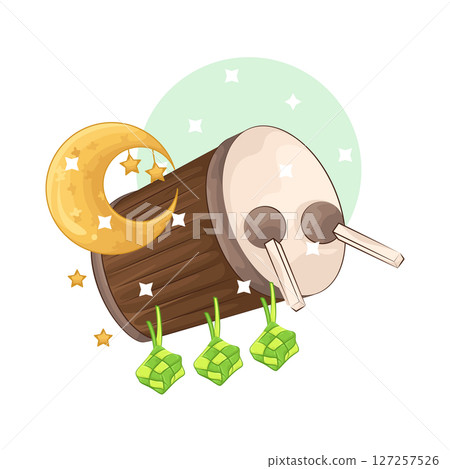 Illustration of Bedug Illustration of Bedug 127257526