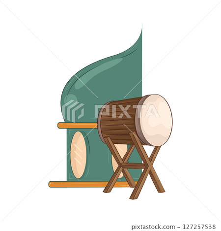 Illustration of Bedug  127257538