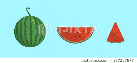簡單的西瓜圖 127257677