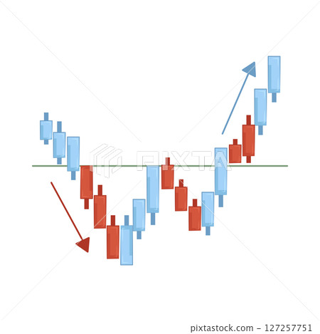 Illustration of Candlestick Illustration of Candlestick 127257751