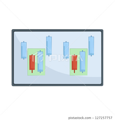 Illustration of Candlestick Illustration of Candlestick 127257757