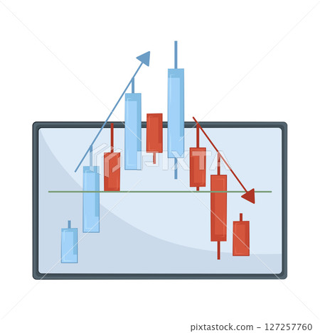 Illustration of Candlestick  127257760
