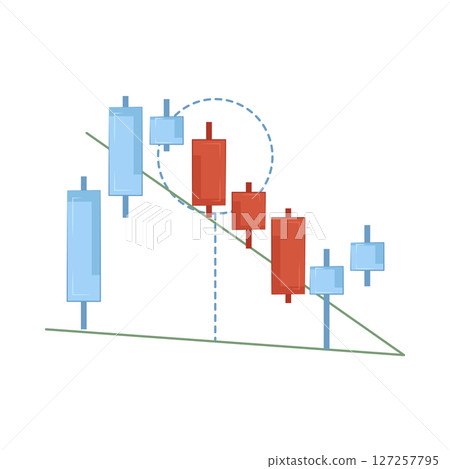 Illustration of Candlestick  127257795