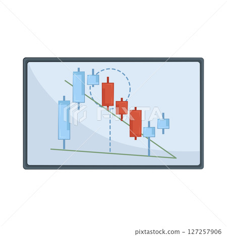 Illustration of Candlestick Illustration of Candlestick 127257906