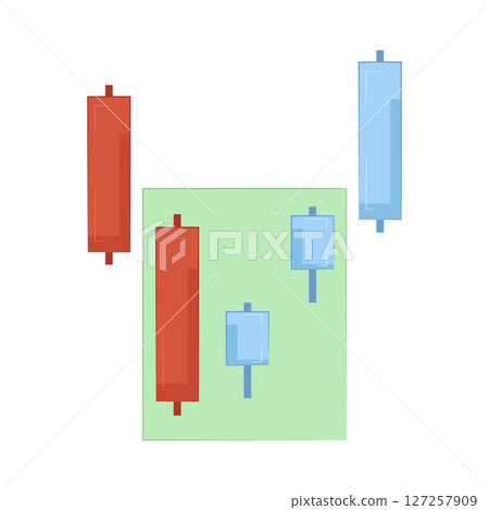 Illustration of Candlestick Illustration of Candlestick 127257909