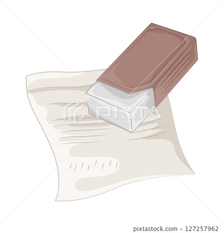 Illustration of Eraser Illustration of Eraser 127257962