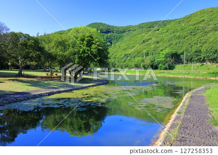 [Ehime Prefecture] Sunokawa Park on a clear day (Yulari Inland Sea) 127258353