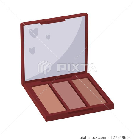 Skin corrector in three shades, square burgundy packaging Skin corrector in three shades, square burgundy packaging 127259604
