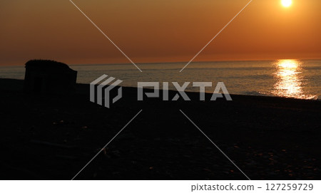 海上和碉堡上的日出 海上和碉堡上的日出 127259729