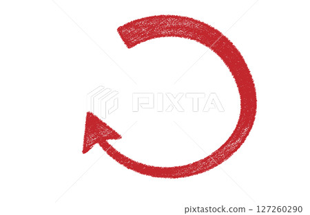 用手繪蠟筆紋理重新加載箭頭圖標 127260290