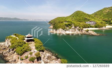 廣島縣福山市_瀨戶內海國立公園【鞆之浦】2025年5月拍攝_無人機空拍_FUTOMO_No41 127260889