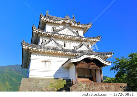 【愛媛郡】晴天的宇和島城塔 【愛媛郡】晴天的宇和島城塔 127260951
