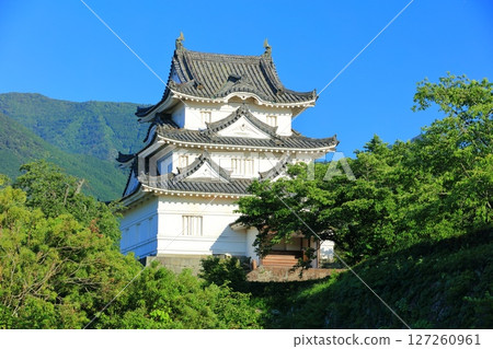 【愛媛郡】晴天的宇和島城塔 127260961