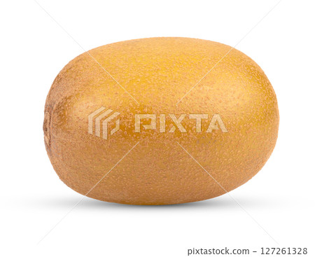 yellow kiwi isolated on white background 127261328