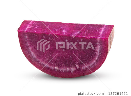 yam potato isolated on white background 127261451