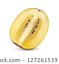 gold kiwi isolated on transparent png 127261539