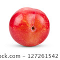 cherry plums isolated on white background 127261542