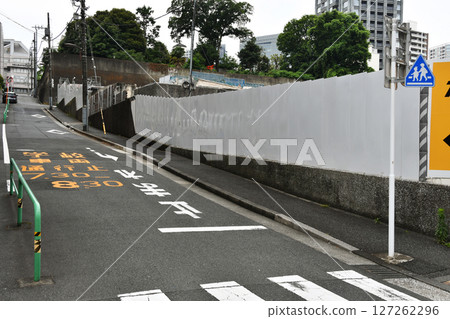 Road sign for school children not allowed_02 Road sign for school children not allowed_02 127262296