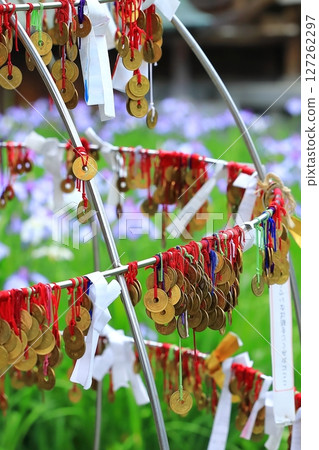 Omikuji 綁在神社的範圍內 127262297