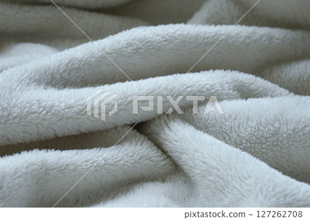 white soft fluffy blanket textile white soft fluffy blanket textile 127262708
