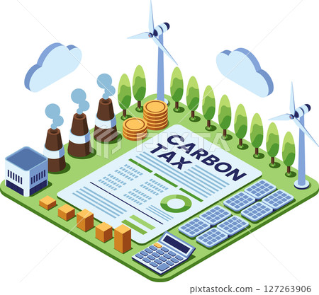 Isometric Carbon Tax Document and Industrial Emissions 127263906