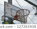 Basketball goal heading towards the goal 127263938