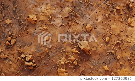 Brown surface soil texture detailed of sandstone nature background 127263985