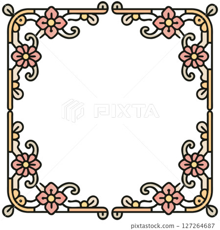 seamless pattern. abstract background. seamless repeating pattern. vector illustration for fabric, wallpaper, textile, wrapping paper, invitation, fabric, background, 127264687