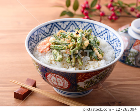 豆天婦羅蓋飯 127265094