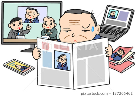 Political issues - politicians, public opinion, public opinion, media 127265461