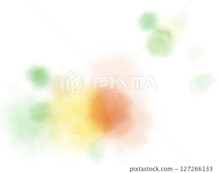 具有橙色、黃色和黃綠色模糊的柔和背景材料 127266133
