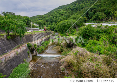Mountain village landscape 127266749