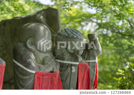 Suma-dera Temple, Genpei Garden, Children's Jizo Statue Suma-dera Temple, Genpei Garden, Children's Jizo Statue 127266869
